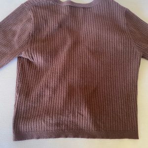 Brown longsleef botton down